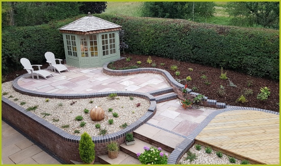 Full Garden In Inkberrow Completed By Redditch Based Landscapers/Landscape Gardeners : Advanscape